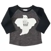 Mud Pie Little Boys Halloween Ghost Boo Tee Top Shirt