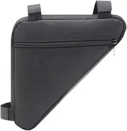 rockible Bike Frame Storage Bag Bikes Front Tube Bag Pocket Resistant Bicycles Triangle Pouch for Mountain Road Bike, Black