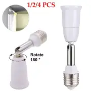 1~4 E27 Light Bulb Socket Adjustable Converter Lamp Holder Adapter Extender 3.9"