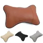 Car Seat Headrest Pad Soft Memory Foam Leather Head Neck Rest Cushion Pillow