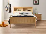 Durham Feature Bed Frame - Queen / Natural