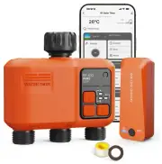 Smart WiFi Sprinkler Timer 3 ZoneWiFi Water Timer for Garden Hose with 984 FT...