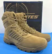 14 M NIB MENS BATES E03181 TACTICAL SPORT 2 TALL ZIP BOOTS COYOTE FLOOR MODEL