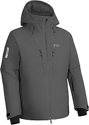 [Pioneer Camp] Men's Ski Jacket Waterproof Insulated Snowboard Gear Cold Weather Winter Warm Mountain Snow Coat