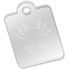 'Axolotl' Clear Acrylic Keyrings (AK013536)