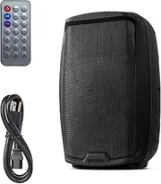 Gemini Sound As-2108Bt Active Bluetooth Pa System, 8" Inch Woofer 500W Watts Dj Speakers, Sd, USB, XLR Input/Output, 2 X 1/4" Inch Microphone/RCA and Aux Inputs W/Handles, TWS