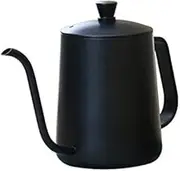 BAWHO Exquisite Thicken Black Stainless Steel Coffee Drip Kettle Barista Hanging Ear Teapot Long Gooseneck Led Spout Tea Coffee Pot