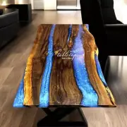 30"x60" Luxury Epoxy Resin Dining Table One-of-a-Kind resin table For Home Decor
