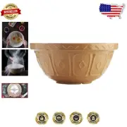 Versatile 5.3 Qt Cottage Style Mixing Bowl - Microwave and Dishwasher Safe