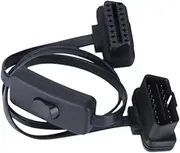 16 Pin Male to Female Extension Cable Diagnostic Tool for Automotive