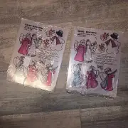 Vintage Christmas Angel Snowman Shrinky Dinks