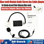 Bluetooth Interface Adapter Music Aux Module For Honda Accord Odyssey 12V Car DC