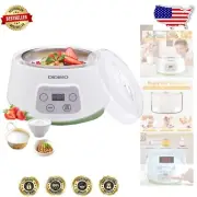 Portable Greek Yogurt Maker with Stainless Steel Liner & Strainer – DIY Delight