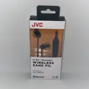 JVC Wireless In Ear Bluetooth Headphones Ear Buds Black New In Box HA-FY8BT-B