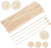 Set Natural Home Fragrance Diffuser Sticks Set Aroma Diffuser Sticks for Odor Neutralization Living Office and Bedroom Persistent Scent Coverage for Fresh Indoor Ambiance