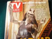 STAR WARS "BEHIND THE PHANTOM MENACE" JAR JAR BINKS TV GUIDE MAGAZINE-JUNE 1999