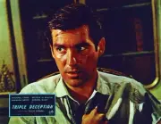 Triple Deception Lobby Card Michael Craig 1956 Old Film Movie Photo