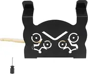 Wall Bike Rack Mount Indoor Storage Horizontal Cycling Hook Hanger Organiser with 20kg Load Capacity Safe Secure for MTB Road Bicycle Multifunctional for Garage or Home Black