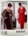 Vogue Pattern 2171 Elegant Dresses + Cover, Plus Size 26W-28W-30W UNCUT