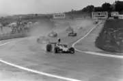 Jochen Mass Surtees TS16 Ford leads John Watson Brabham BT42 Ford - Old Photo