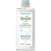 Simple Water Boost Facial Cleanser Micellar Water 400ml