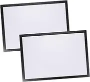 ULTECHNOVO 2 Sets Magnetic Adhesive Frames Convenient Self Adhesive Picture Displays for Drawing Artwork with Edges Stylish Wall Home Decor