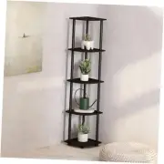 Turn-N-Tube 5 Tier Multipurpose Corner Display Rack Shelving Unit,