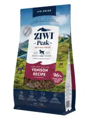 ZIWI Peak Air Dried Venison Adult Dry Dog Food (2.5kg bag)