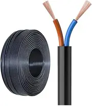 0.4mm² 2/3/4/5 Core Wire 328ft Pure Copper Connection Wire PVC Sheathed Wire Flexible Low Voltage Cable Fireproof and Cold Resistant Suitable for Home Appliances, Electronic Equipment(0.4mm²-4C)