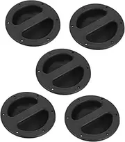 Homoyoyo 5pcs Round Recessed Speaker Cabinet Handles Heavy-Duty Design Lightweight Sturdy for Cabinets Modern Accessory for Loudspeakers Stage Equipment