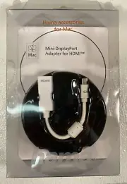 hama 00053246 Mini DisplayPort Adapter for HDMI™ Full HD (White) NEW