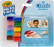 Crayola Color Wonder Mini Markers 10/Pkg-Classic 75-2471