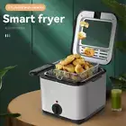 Oven with Basket Adjustable Thermostat Grill Frying Pan Electric Pot Deep Fryer