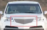 CHROME MESH GRILLE INSERT - Stainless Steel Upper Grille FOR Acura MDX 2010-2013