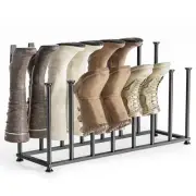 Freestanding Boot Rack Organizer Tall Boots - Black Metal Boot Rack for Dorm ...