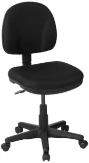 Office Star Pneumatic Sculptured Office Task Chair with Thick Padded Seat and...