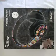 DISNEY Mickey Mouse Wireless Headset Head Phones Bluetooth Noise Canceling NIB