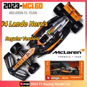 Bburago 1:43 Mclaren F1 MCL60 2023 NO.4 Lando Norris Diecast Toy Model Car New