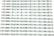 NTKLKVSVFP 12 Pcs LED Strip(12) Fit for Haier FD4951A-LU G49Y LED49D6-03(A) 30349006203 LED50D6-ZC14AG-03 LE50U6500TF LS49AL72 LE48D19S(12pcs for 1 TV)