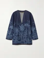 [ALANUI] ALANUI - Jungle Toile De Jouy Denim Tunic - Blue - medium medium Blue