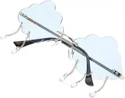 [OATIPHO] Sunglasses Disco Glasses Cloud Glasses Cool Glasses Funny Glasses