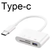 3 in 1 Adapter Type-C, Tf, Cf, Sd, Memory Card Reader, Recorder, Compact Flash U
