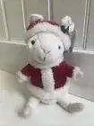 JELLYCAT LONDON I AM MERRY MOUSE 7" PLUSH DOLL CHRISTMAS DECORATION NEW
