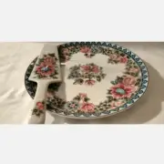 National Smithsonian Ny Cooper Hewlett Museum Design Matching Cake Plate/spoon