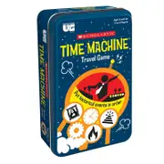 Scholastic Tinned Game Time Machine Travel Card Kids/Children Activity Toy 3+
