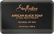 Shea Moisture African Black Soap with Shea Butter, 230 g