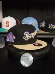 Exclusive New Era 59FIFTY Texas Rangers Fitted Hat 7 5/8