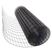 6' x 100' 14ga Galv Steel Black PVC Coated Welded Wire 2''x4'' Mesh Fence Roll
