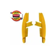 Rubbermaid FGQ570L1YEL End Caps for HYGEN 24" Quick Connect Frame FGQ57000YL00