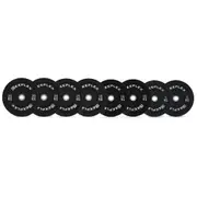100kg Black Bumper Weight Plate Reeplex Pro